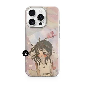 Cute Cartoon Girl iPhone Case